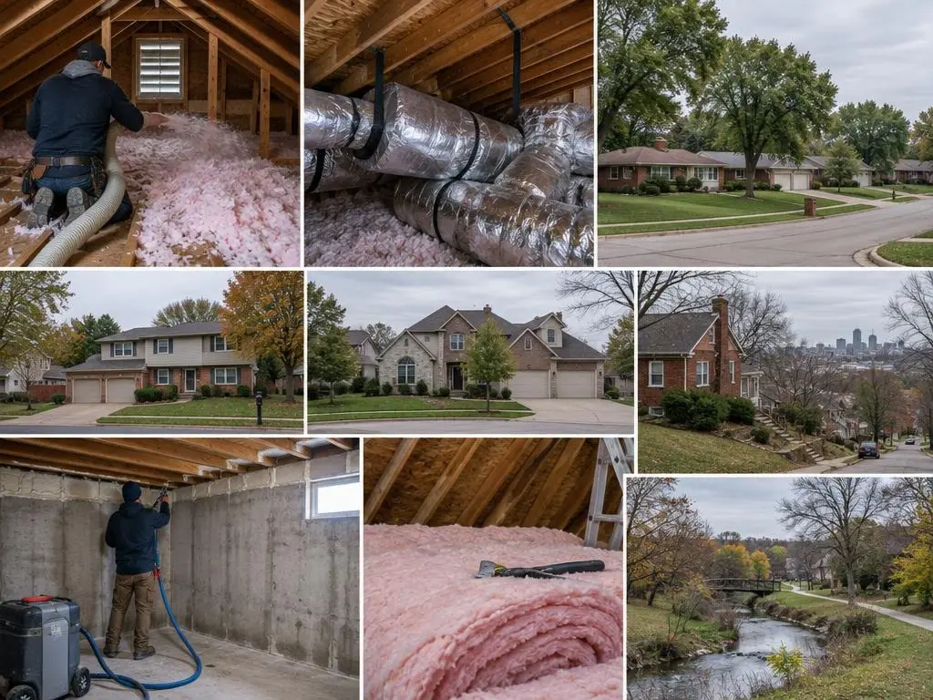 Attic Insulation & Air Sealing in Overland Park, KS
